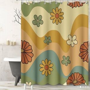 Adorable NEW never used Boho -Flower Curtain